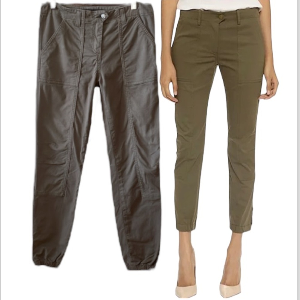 Veronica Beard Field  9.5” Skinny Cargo Army Crop Pant Size 26